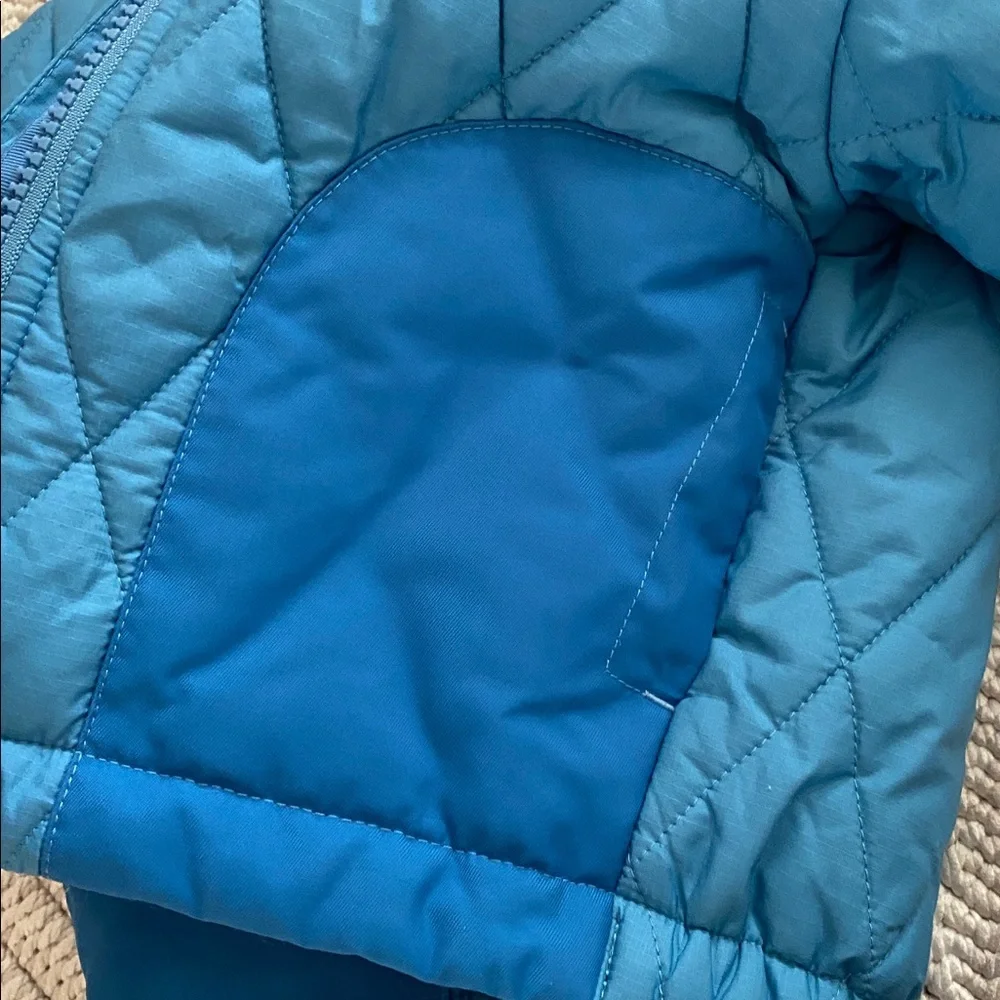 Patagonia Baby Puff Rider Jacket size 12 M in pristine condition turquoise